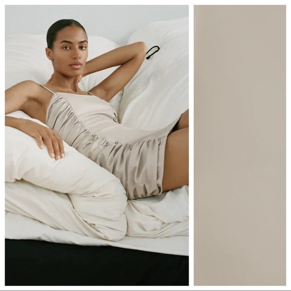 🌹NWT. Zara Draped Faux Leather Mini Dress Size XS. - Picture 5 of 8